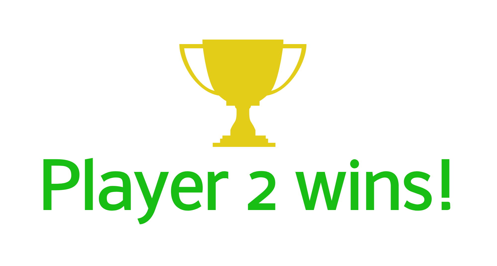 Player 2 wins!